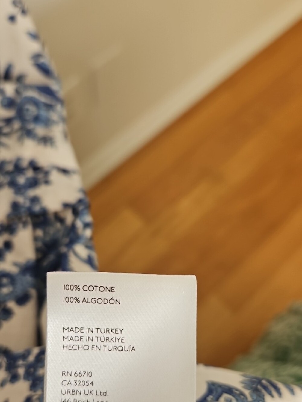 Anthropologie Somerset Maxi - M - Blue/Ivory - Picture 6 of 7